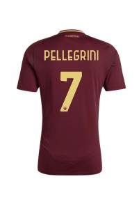 Fotbalové Dres AS Roma Lorenzo Pellegrini #7 Domácí Oblečení 2024-25 Krátký Rukáv